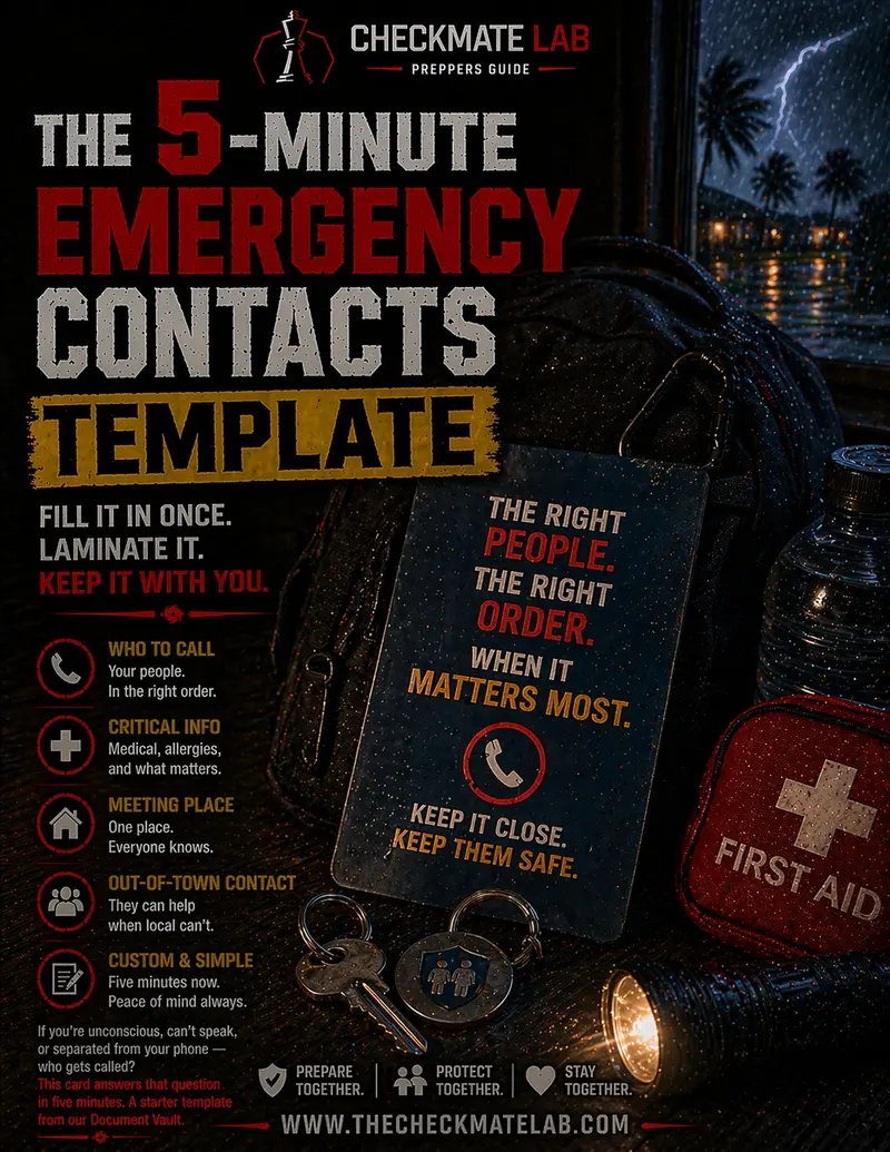 The 5-Minute Emergency Contacts Template